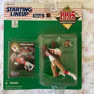 1995 starting Lineup Deon Sanders sports collectibles figure